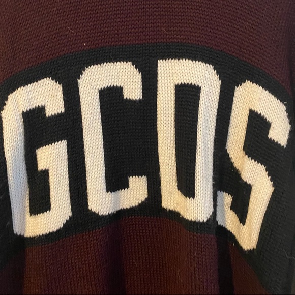 GCDS Logo Intarsia Jumper size S - Picture 4 of 8